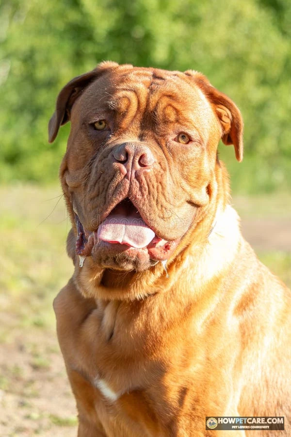 Dogue Mastiff standing outdoors