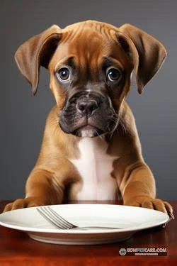 Adorable puppy begging at the dining table exploring behaviors behind eat my puppy searches