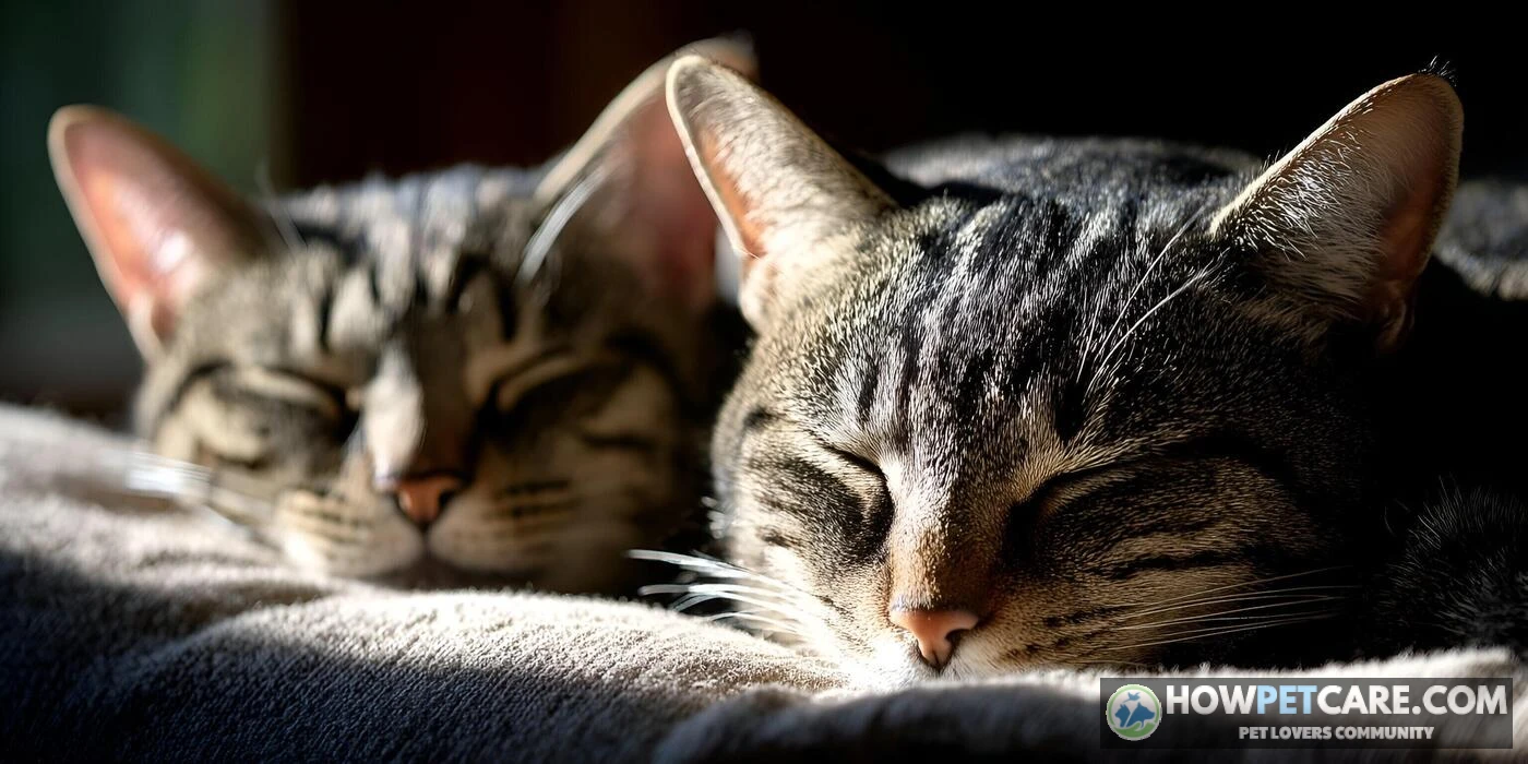How to Introduce Cats to Each Other: Timeline & Small-Space Guide 1 Two cats interacting calmly while learning how to introduce cats to each other